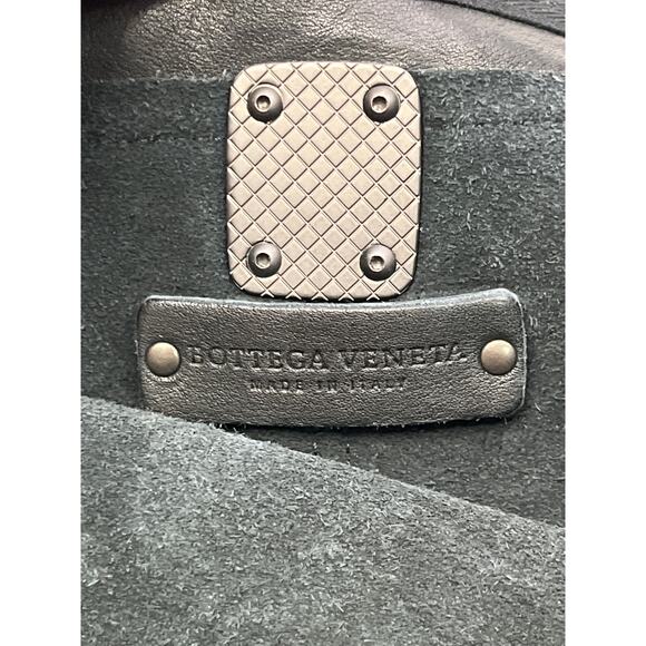 Bottega Veneta Black Leather Woven Intrecciato Tote Bag Made in Italy Unisex - Picture 3 of 16